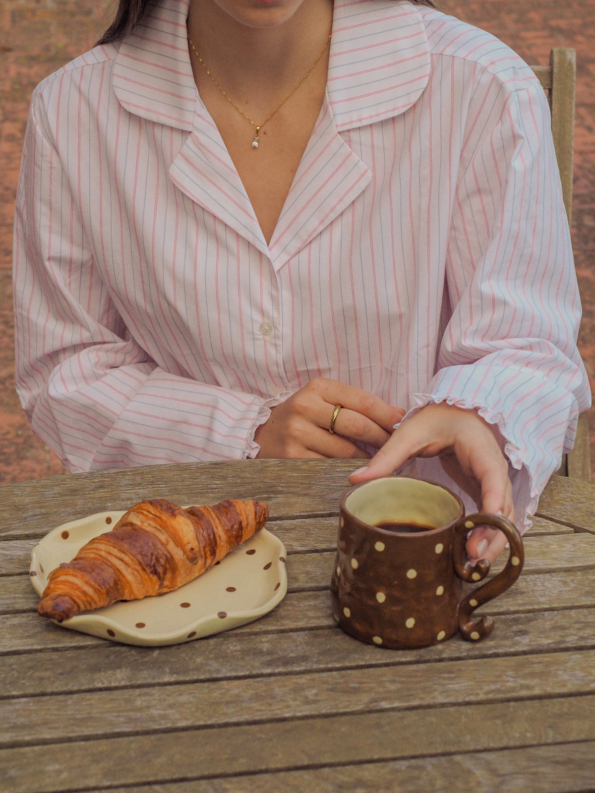 Morning Stripes PJ Shirt